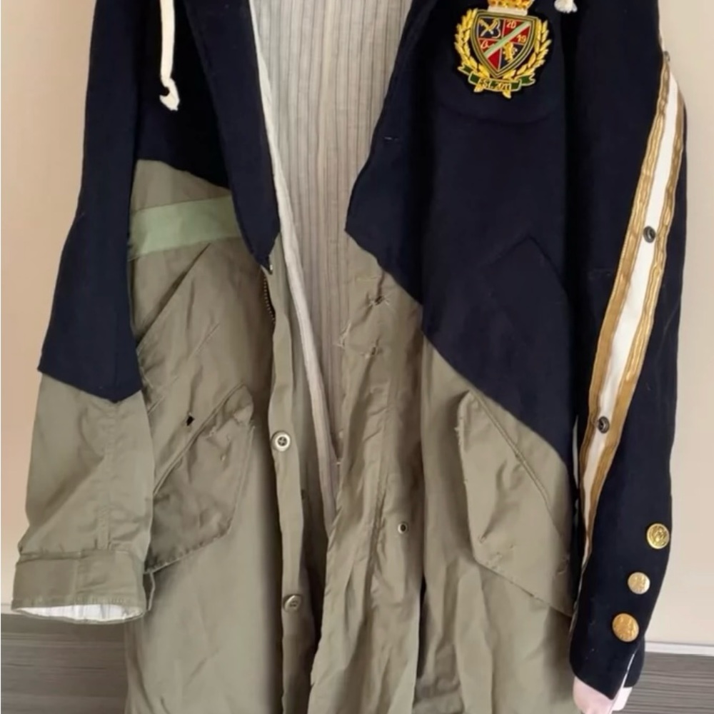 SOLD Greg Lauren size 3 trench coat